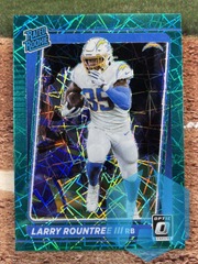 2021 Optic Teal Velocity Prizm Rated Rookie #256 Larry Rountree Chargers